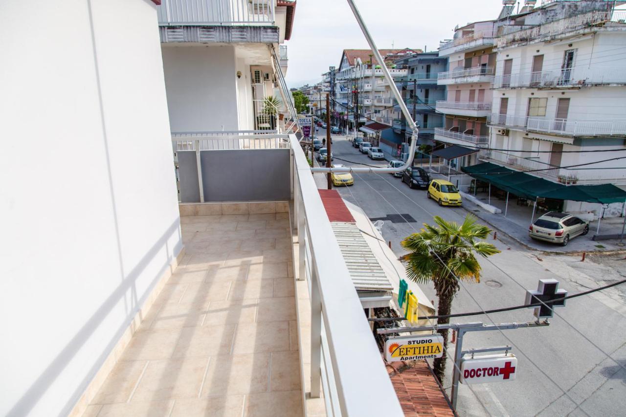 Studio Eftihia Aparthotel Paralía Buitenkant foto